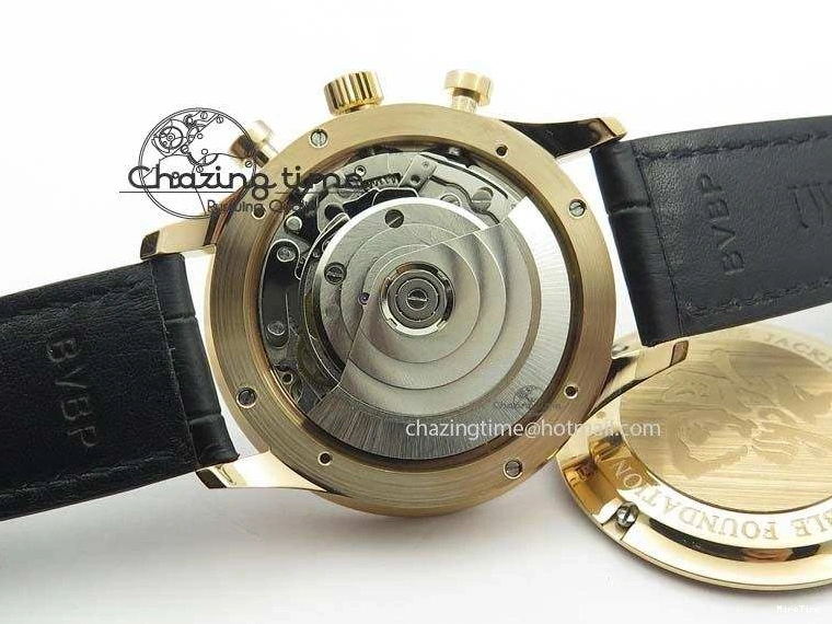 MIROTIME 0324 Portuguese Chrono RG IW371433 Jackie Chan ZF 1:1 Best Edition Gray Dial On Black Leather Strap A7750 V WrinkleFree 7273